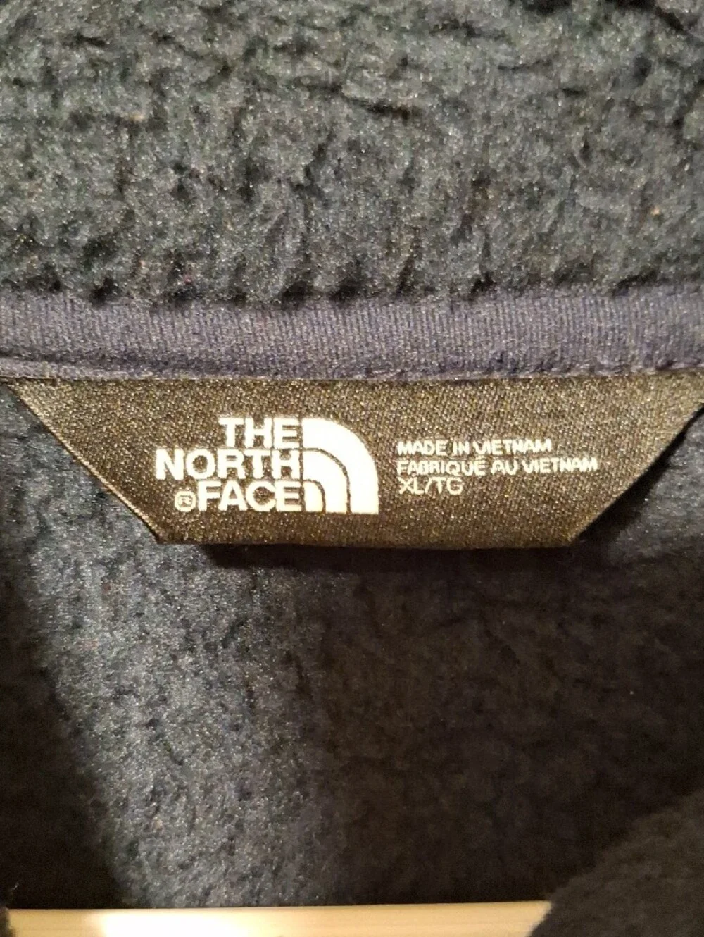 The North Face Men’s Navy Full-Zip Fleece Jacket
